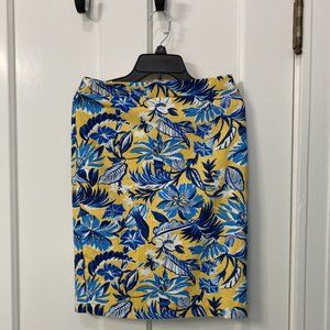 J Crew floral skirt